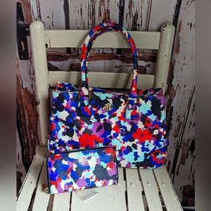 Tory Burch handbag and wallet set